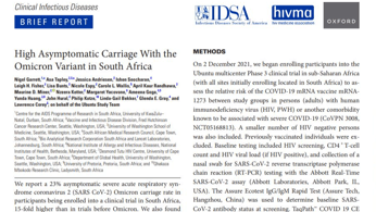Study shows high proportion of Omicron infections are asymptomatic