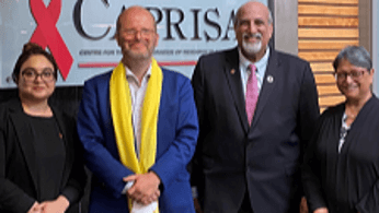 Chairman of kENUP Foundation visits CAPRISA