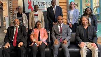 Director of the Africa CDC visits CAPRISA