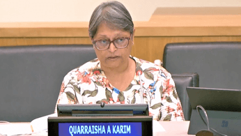 Prof Quarraisha Abdool Karim at the 7th United Nations Multi-Stakeholder Forum on Science, Technology, and Innovation for the SDGs