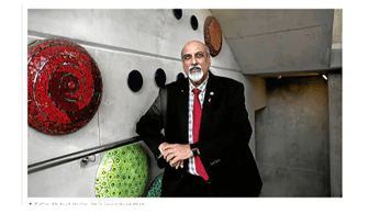 Salim Abdool Karim: 'None of us are safe from Covid if one of us is not. We have mutual interdependence'