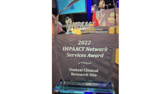 uMlazi Research site recognised for excellence in Data Management